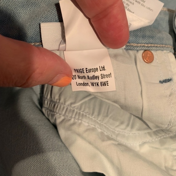 Paige Hoxton Crop in Broadway size 30 NWT - Picture 9 of 9